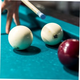 Sosoport Billiard Pool Tips 30pcs Leather Tip Replacements Billiard Necessities