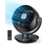 Dreo Fan for Bedroom, Desk Air Circulator Fan with Remote,