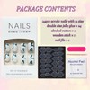 Extra Short Press on Nails Square Shape Fake Nails with