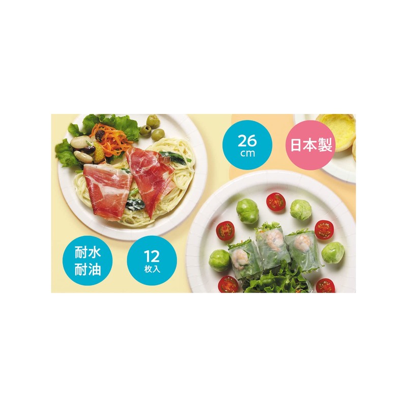 Nippon Dixie Super Plate Value 10.2 inches (26 cm), 12