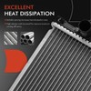 A-Premium Engine Coolant Radiator with Transmission Oil Cooler Compatible with