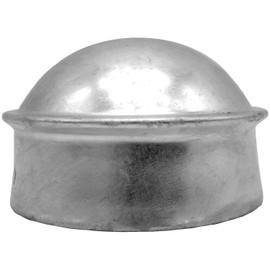 Jake Sales 4" Steel Chain Link Fence Post Cap - Use for 4" Outside Diameter Post/Pipe - Chain Link Post Cap (Quantity 6)