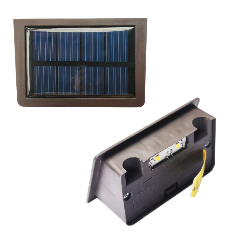 Yotopow Luz solar de repuesto para luces de valla al