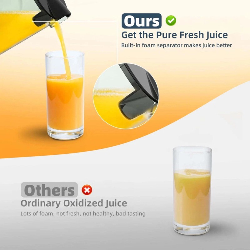 800W Electric Juicer Fruit Vegetable Blender Juice Extractor Citrus Machine