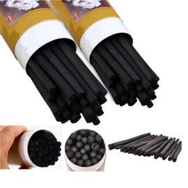 50 willow charcoal stick, Drawing Charcoal for Sketching and Drawing Art Sketch Artists Supplies, Beginners, Great for Sketching, Drawing, and Shading， 5.7 Inch in Length ，Approx in Diameter(7-9 mm)