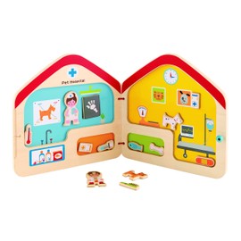 Hape HAP-E3016 Visit The Vet Magnetic Book