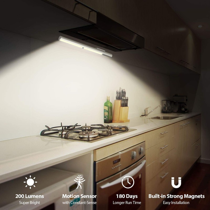BLS LED Closet Lights, Battery Powered LED Lights, Motion Sensor