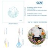 Zhenqing 4-Piece Halloween Embroidery Kit for Beginners - Spooky Ghost,