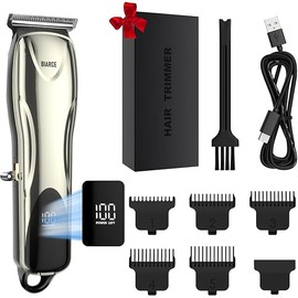 Beard Trimmer Electric Hair Trimmer for Men Hair Clipper Cordless USB Rechargeable Electric Razor Body Hair Trimmer Mens Personal Grooming Trimmer Kits