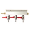 Three Way Compressed Gas Manifold Gas Line Splitter