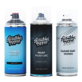 ScratchesHappen Exact-Match Spray Paint - Ebony Black (EB) for Kia - Preferred (Paint + Clear Coat + Primer)