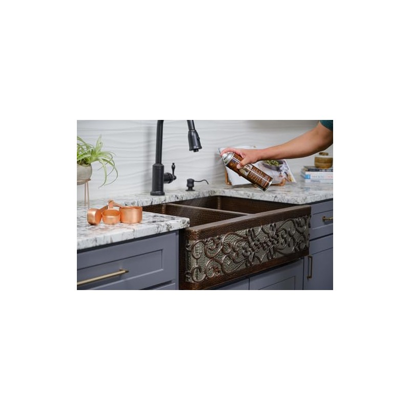 Premier Copper Products W900-WAX Copper Sink Wax Protectant, Clear