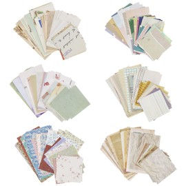 360 Sheets Vintage Journaling Supplies, Scrapbooking Material Stationery Paper, Aesthetic Decorative Stationery Paper, DIY Craft Daily Planner for Writing, Albums, Drawing, Travel Diary