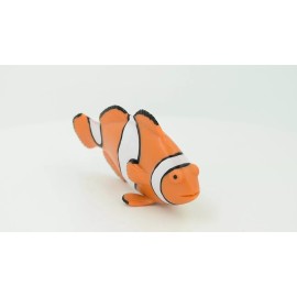 Unbranded Clownfish,  Realistic Toy Figure, Model, Replica Statue 4.5" CH466 BB151