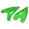 LEDISHUN Foot Peg Heel Plate Guard Protector Foot Pegs for