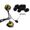 BYUP FATTERYU 8 Piece Headset Microphone Wind Protection Lavaliers Covors