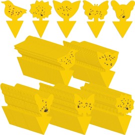 200 Sticky Traps for Fruit Flies and Gnats - Indoor & Outdoor Use