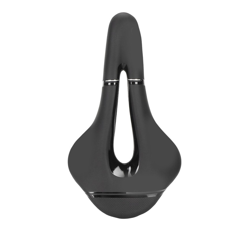 Bicycle Saddle Hollow Breathable Shock Absorbing Height Adjustable Prevent Slip