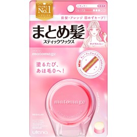 우테나 마토메쥬 잔머리 정리 헤어스틱 레귤러 일본 헤어왁스 앞머리고정 무향, 13g, 2개 Utena Matomage Hair Stick Regular Hair Wax for Fringes, Unscented, 13g, Pack of 2