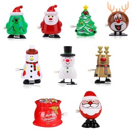 ATBEAMEN 9 Style Christmas Wind Up Toys for Kids,Adults-Christmas Spring Wind-Up Toys Novelty Walking Wind Up Toy for Christmas Birthday Party Toys Christmas Stocking Fillers Party Favors