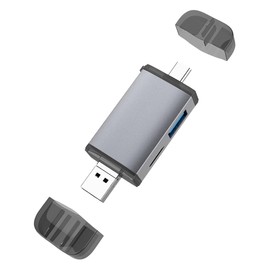 Gatuida USB Type-c Memory Card Reader for Portable OTG Converter for Laptops and Smartphones Fast Data Compatible