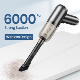 Portable Handheld Car Cordless Vacuum Cleaner with Powerful Suction, High Power Mini Sweeper, Dust Buster, Lightweight, Easy to Hold,Quiet Electric Air Duster,Small Vacuuming for Home,Kitchen,Gift