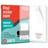 JOYEZA Premium Printable Vinyl Clear Sticker Paper for Inkjet Printer
