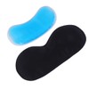 Baluue 2pcs Travel Eye Mask for Airplane Silk Sleep Mask