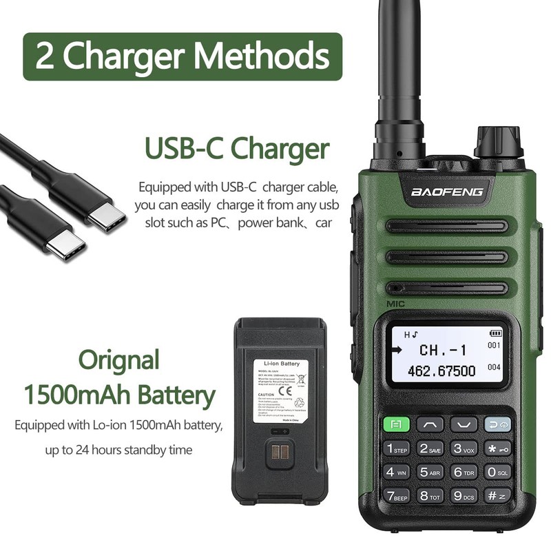 BAOFENG BAOFENG GM-15 Pro GMRS Handheld Radio 8W Long Range