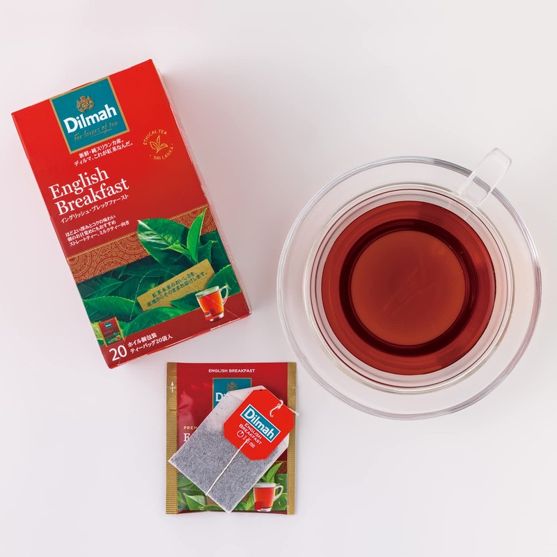 Dilmah Gourmet English Breakfast Tea Bags, 20P x 2 Packs