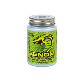 Venom 8 oz Pipe Thread Sealant Pro-Grade PTFE All Piping Types 8fl oz VM08 2 PK
