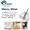 Piranha Whizzy Whisk, Handheld, Manual , Push Whisk with 10