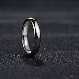 083 Base Women's Ring, Slim 0.08 inch (2 mm), Pinky Ring, Tungsten, Japan Size, 4 Colors Selection, Polishing Cloth Included