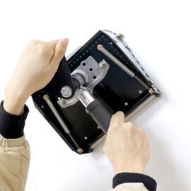 Drywall Flat Box Extension Handle, Aluminum Alloy Flat Finishing Extension Handle, Angle Adjustable Flat Finisher Box Handle for Plasterboard Wallboard Sheetrock