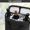 OPUX 3 Bottle Wine Carrier Tote, Insulated Leakproof Wine Cooler