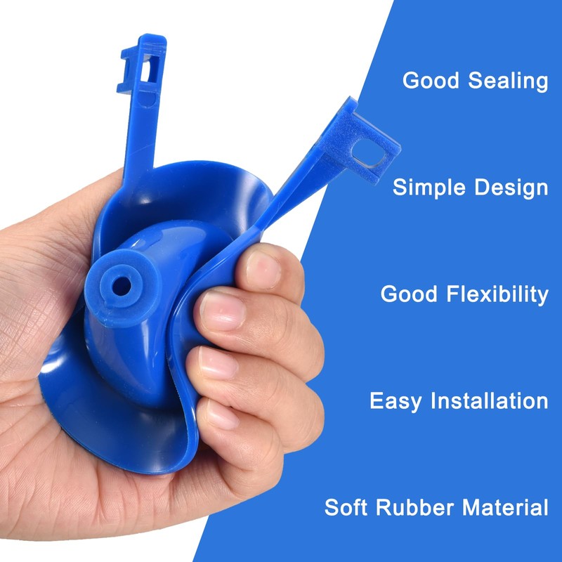 sourcing map 2 Inch Toilet Flapper Replacement Universal Toilet Flapper