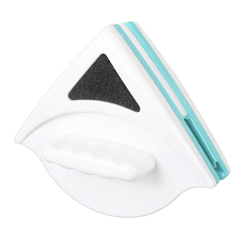 Window Double Side Wiper Plastic Ergonomic Handle Magnetic Glass Cleaning