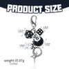 Tressora 8 Ball Aesthetic Y2k Bag Charms Cube Charm Keychain