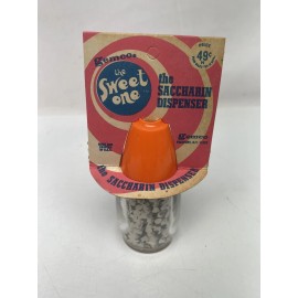 Gemco Vintage Gemco The Sweet One Saccharin Dispenser Sugar ? New NOS Orange