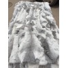 100% Real Rabbit Fur Blanket Rug Real Fur Blanket Carpet