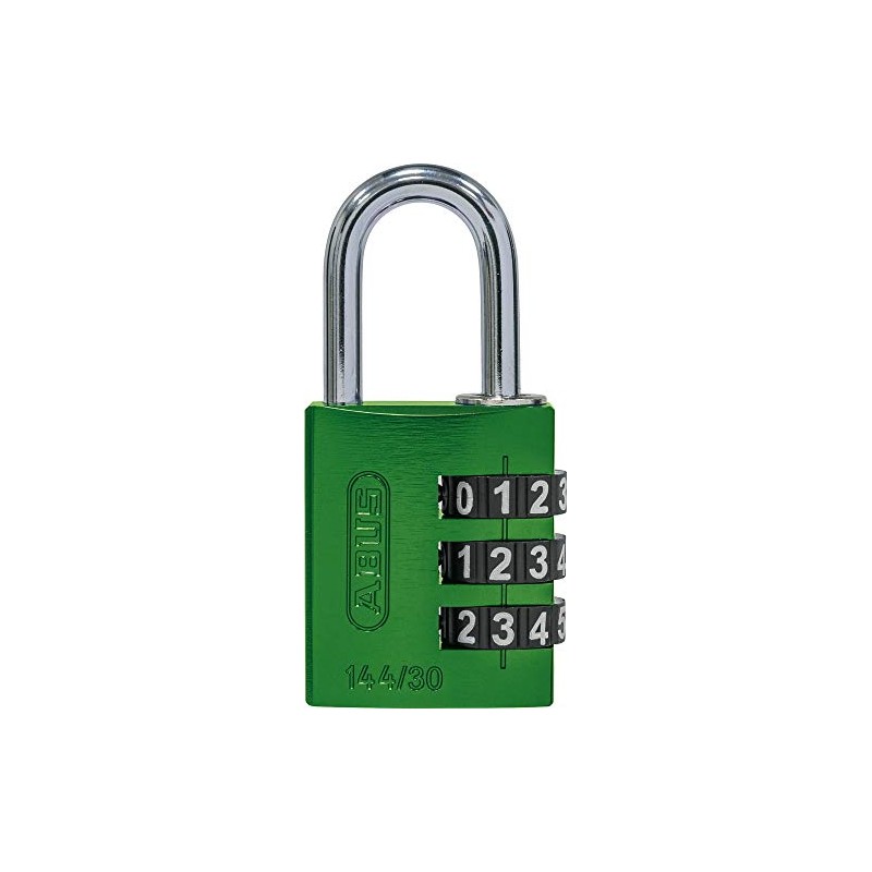 ABUS Green 30mm Large Number Combination Lock