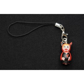 Miniblings Devil Lucky Doll Cell Phone Pendant Devil belzebub Lucky Charm