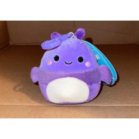 Kellytoy SQUISHMALLOW 3.5" Axel the Beetle Bug Plush Clip Keychain NEW