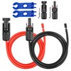 10 FT 10AWG Solar Panel Extension Cable,10 Gauge Extension Cord,5FT