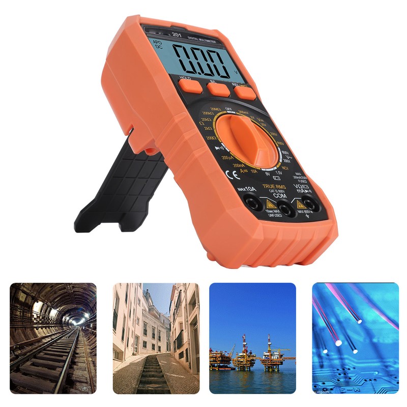 Digital Multimeter Multifunctional HD LCD Display Voltage Current Resistance Tester