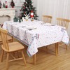 JOLLYTOP Tablecloth Christmas Table Decoration Waterproof Table Cloth with Xmas