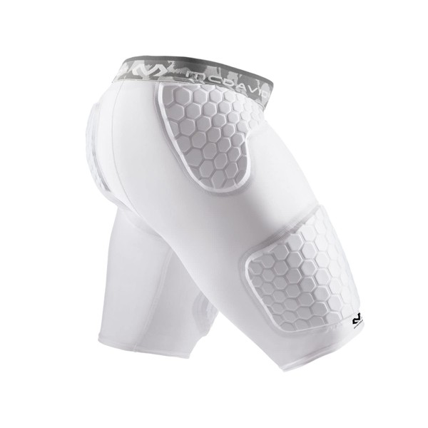 McDavid HEX Compression Inner Pad Included (Lob, Coccybone, Thigh), Shorts, Series, Bruising, Shock Absorption, Protection, Compression, Sweat Absorbent, Quick Drying, Basketball, Hand Football