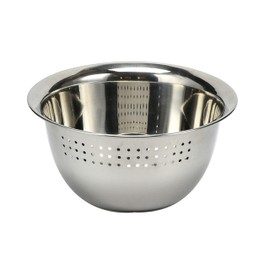 Pearl Metal HB-4774 At Aqua Colander Bowl, 5.9 inches (15 cm), Stainless Steel