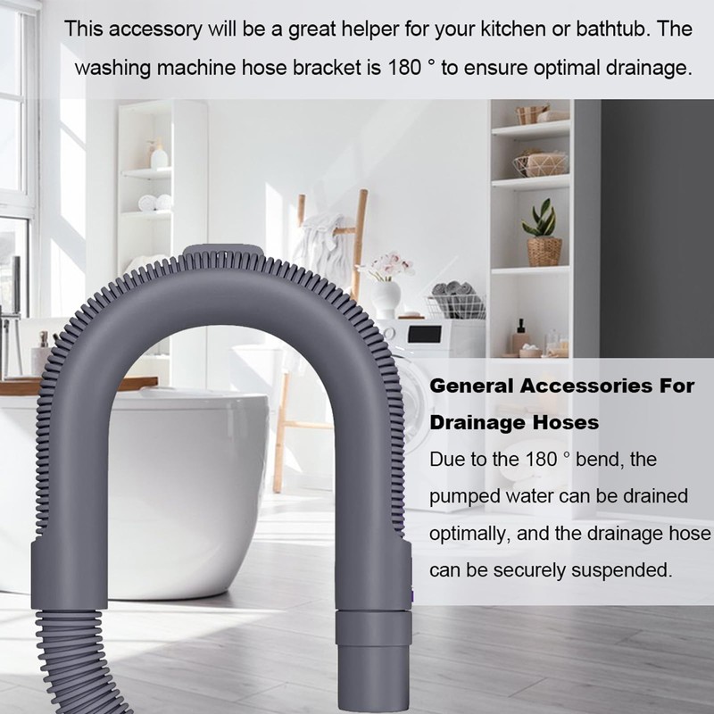 Drain Hose, 1.5 m Waste Water Hose, Drain Hose Extension