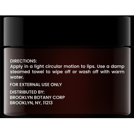 Brooklyn Botany- Exfoliante labial de 1 oz: humectante labial para labios secos y agrietados: exfoliante labial suave para labios secos y agrietados.